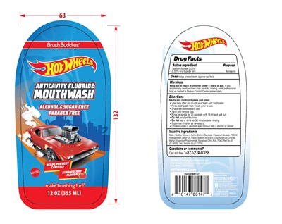 Label (Hotwheel Strawberry Compressed)